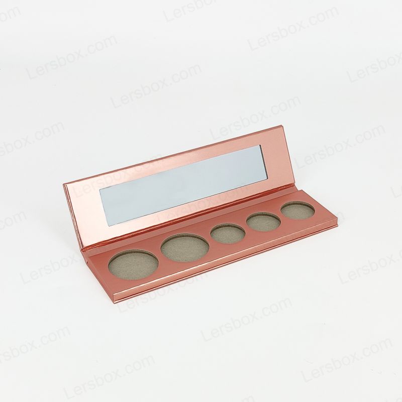 Palet eyeshadow magnetik yang disesuaikan solek mata berkualiti tinggi dengan nada kulit gelap ps pigmen cermin kosong Palet kuali kosong 004