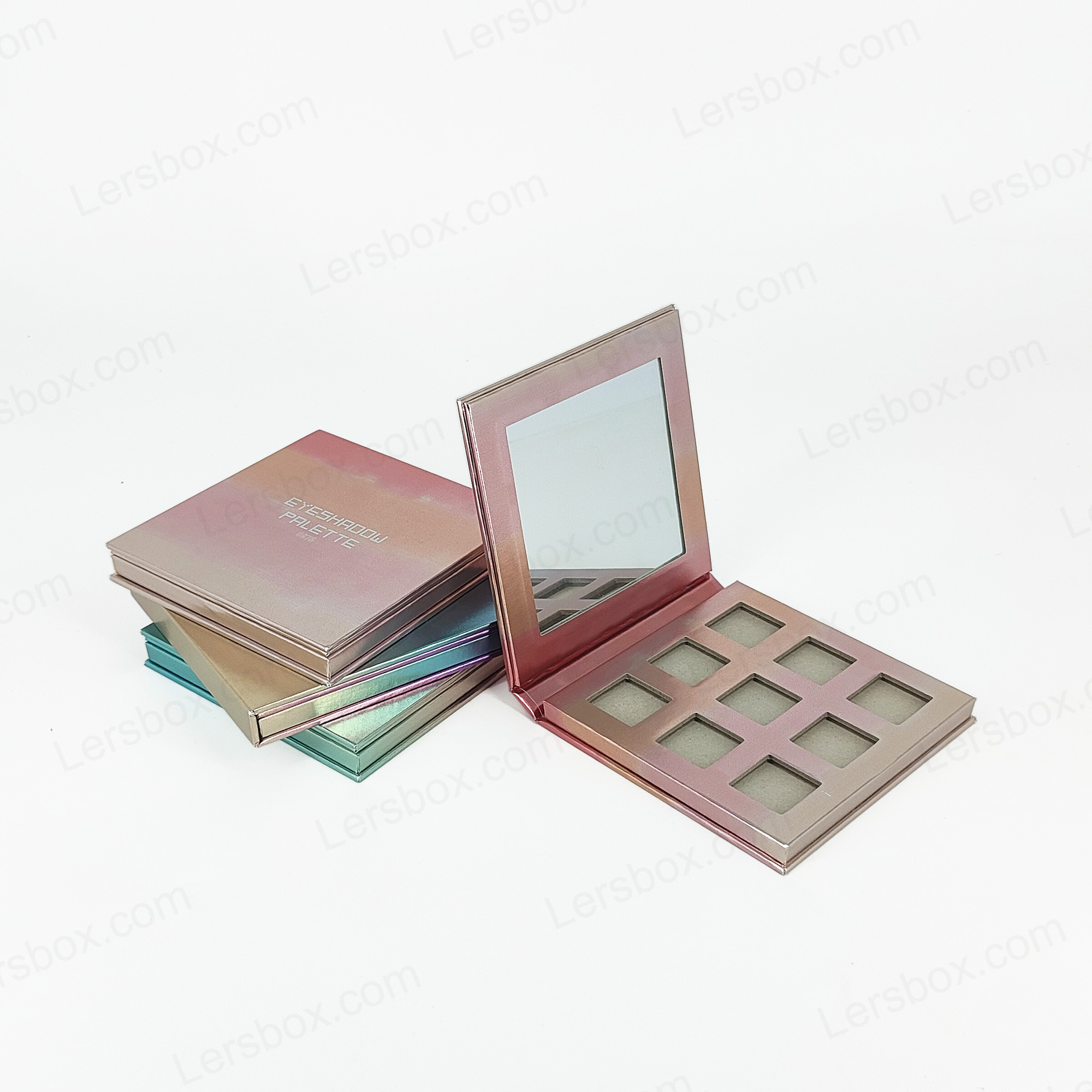 Logo Kustom Kosmetik Pan Pink Contour Blush Ditekan Serbuk Vegan Makeup Maquillajaje Private Label Palette Palette003