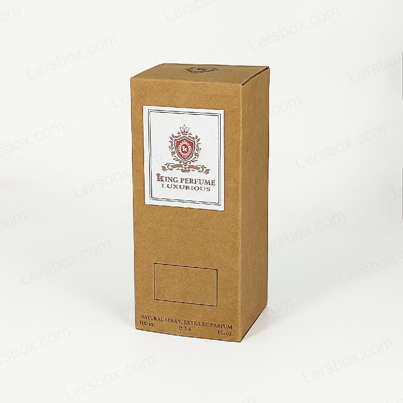 Kotak akhir kertas yang boleh dilipat untuk penyelesaian pembungkusan profesional, sesuai untuk produk kecil dan sederhana PTE009