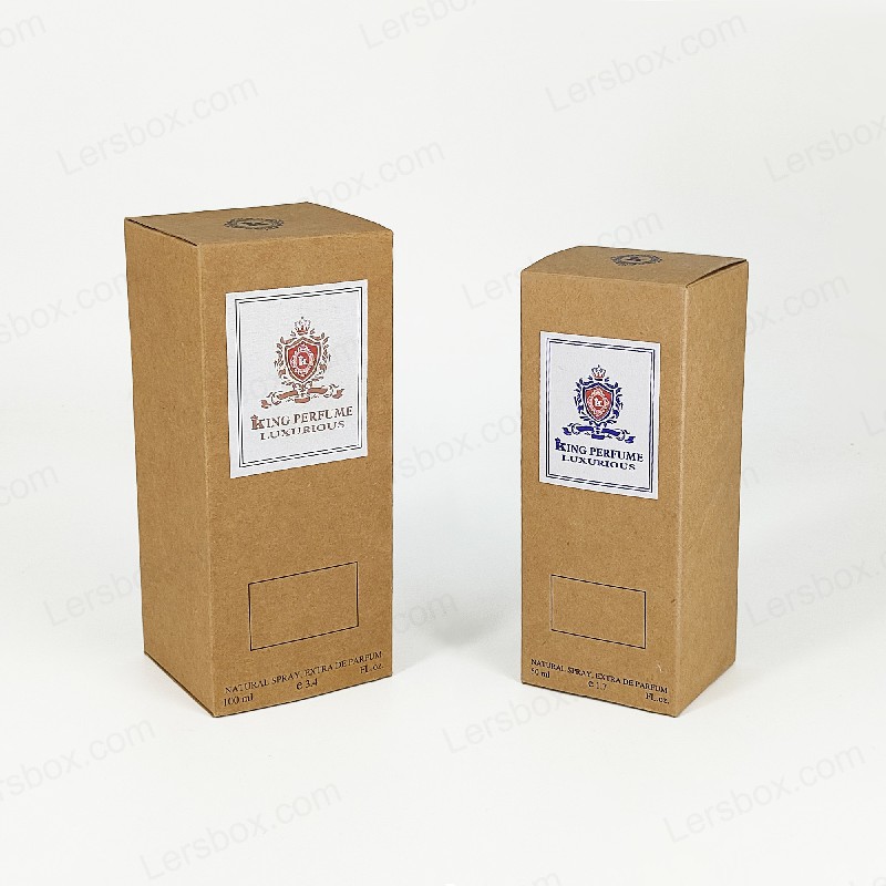 Kotak akhir kertas yang boleh dilipat untuk penyelesaian pembungkusan profesional, sesuai untuk produk kecil dan sederhana PTE009