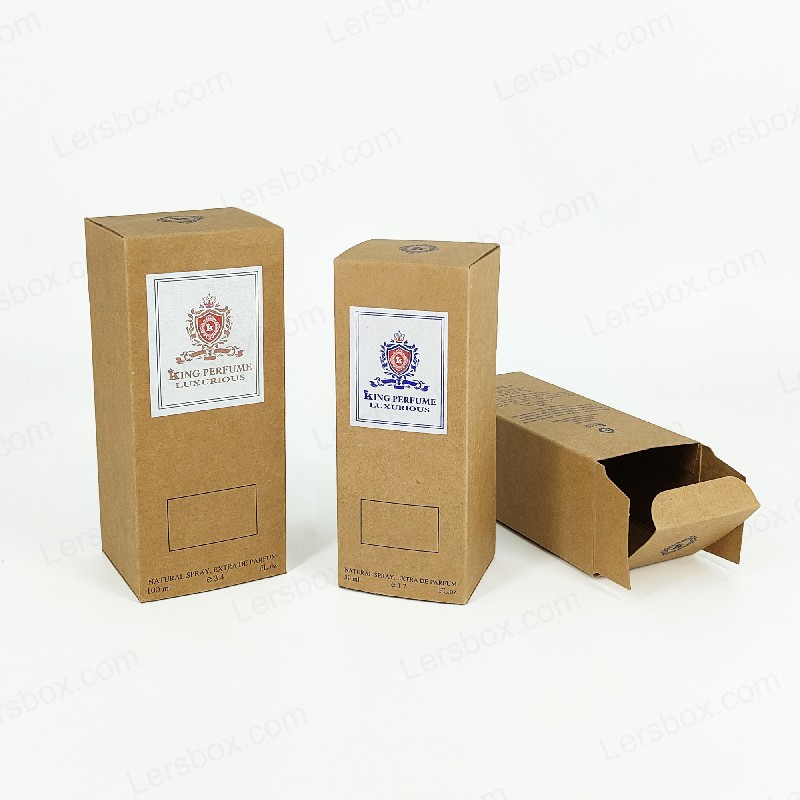 Kotak akhir kertas yang boleh dilipat untuk penyelesaian pembungkusan profesional, sesuai untuk produk kecil dan sederhana PTE009