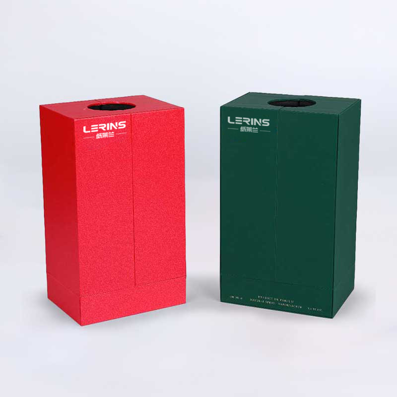 Kotak minyak wangi mengangkat kertas 120gsm lembut